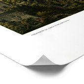 Uitzicht van New York met Central Park Poster (Hoek)