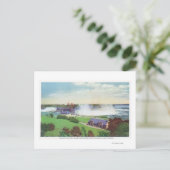 Uitzicht van Niagara-Herfsten van Oakes Drive Briefkaart (Staand voorkant)