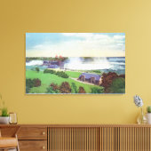 Uitzicht van Niagara-Herfsten van Oakes Drive Canvas Afdruk (Insitu (Woonkamer))