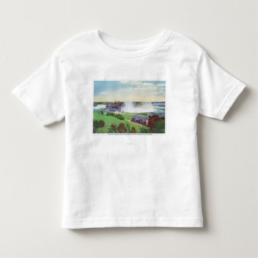 Uitzicht van Niagara-Herfsten van Oakes Drive Kinder Shirts (Voorkant)