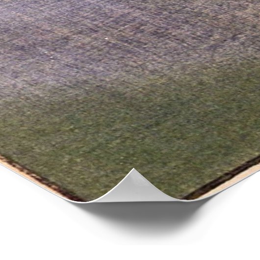 Uitzicht van Nihonbashi itchōme Street Poster (Hoek)