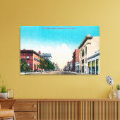 Uitzicht van Nineteenth StreetBakersfield, CA Canvas Afdruk (Insitu (Woonkamer))