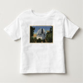 Uitzicht van observatorium- en telescoopkoepel kinder shirts (Voorkant)
