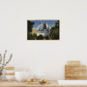 Uitzicht van observatorium- en telescoopkoepel poster (Keuken)