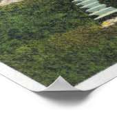 Uitzicht van officier Quarters in het oude Franse  Poster (Hoek)