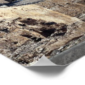 Uitzicht van Old City uit de berg Olijven, Jeruzal Poster (Hoek)