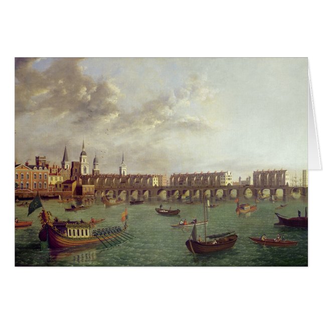 Uitzicht van Old London Bridge (Voorkant Horizontaal)