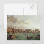 Uitzicht van Old London Bridge Briefkaart (Voorkant / Achterkant)