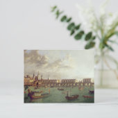 Uitzicht van Old London Bridge Briefkaart (Staand voorkant)