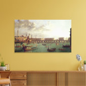 Uitzicht van Old London Bridge Canvas Afdruk (Insitu (Woonkamer))