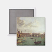 Uitzicht van Old London Bridge Magneet (Voorkant / Achterkant)