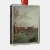 Uitzicht van Old London Bridge Metalen Ornament (Rechts)