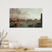 Uitzicht van Old London Bridge Poster (Keuken)