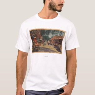 Uitzicht van Olvera St. (El Paso de Los Angeles) T-shirt