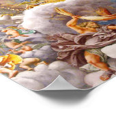 Uitzicht van Olympus Home Gods Fresco van Giulio R Poster (Hoek)
