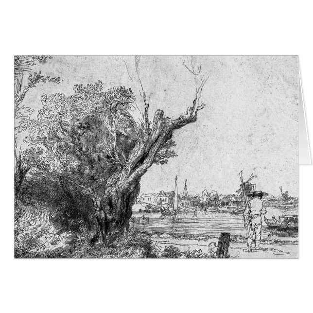 Uitzicht van Omval, nabij Amsterdam, 1645 (Voorkant Horizontaal)