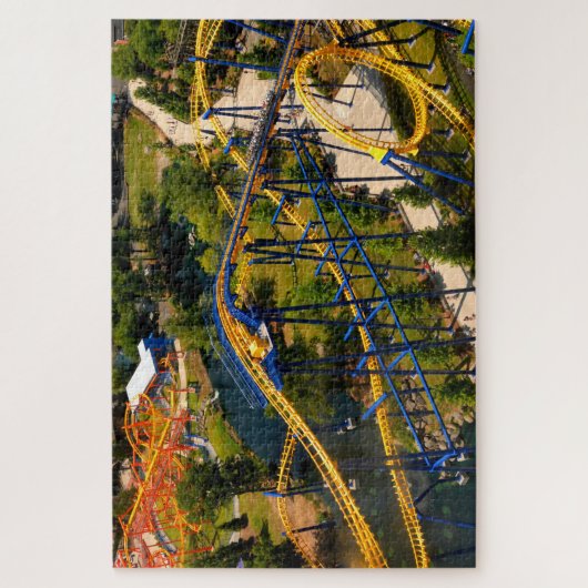 Uitzicht van Onderzetters van Rollers Legpuzzel (Verticaal)