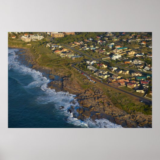 Uitzicht van Oranje rots, zuidkust Poster (Voorkant)