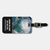 Uitzicht van Orkaan Dorian. Bagagelabel (Voorkant horizontaal)