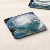 Uitzicht van Orkaan Dorian. Bier Onderzetter (Linkerzijde)