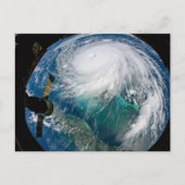 Uitzicht van Orkaan Dorian. Briefkaart (Voorkant)