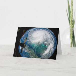 Uitzicht van Orkaan Dorian. Kaart