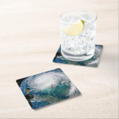 Uitzicht van Orkaan Dorian. Kartonnen Onderzetters (Insitu)