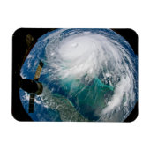 Uitzicht van Orkaan Dorian. Magneet (Horizontaal)