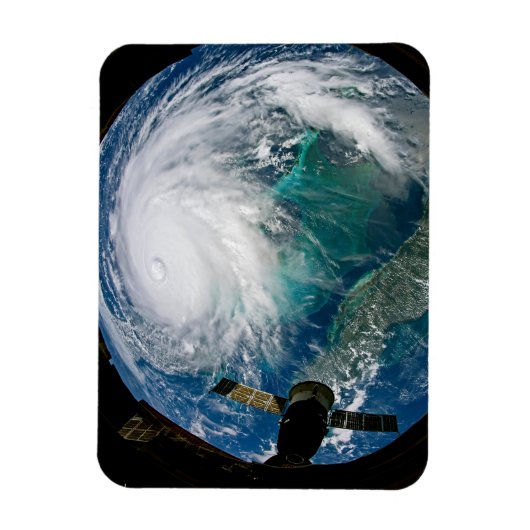 Uitzicht van Orkaan Dorian. Magneet (Verticaal)