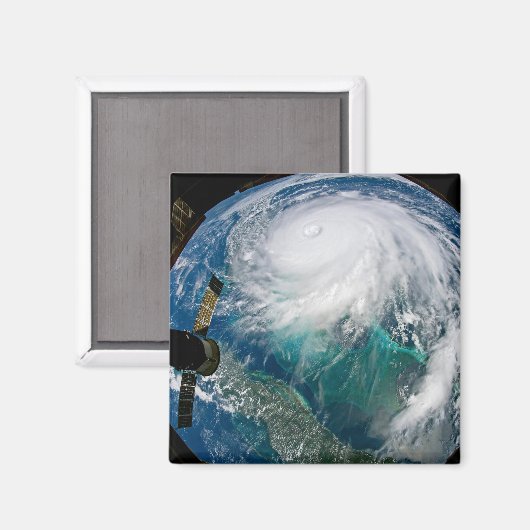 Uitzicht van Orkaan Dorian. Magneet (Voorkant / Achterkant)