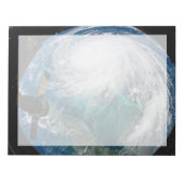 Uitzicht van Orkaan Dorian. Notitieblok (Voorkant)