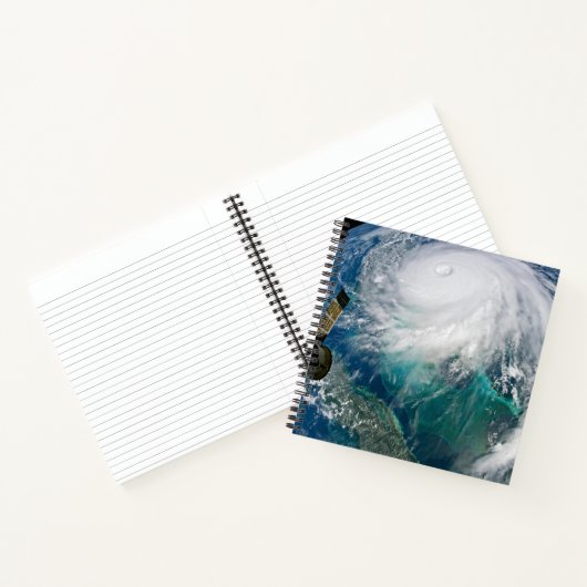 Uitzicht van Orkaan Dorian. Notitieboek (Binnen)