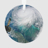 Uitzicht van Orkaan Dorian. Ornament (achterkant)