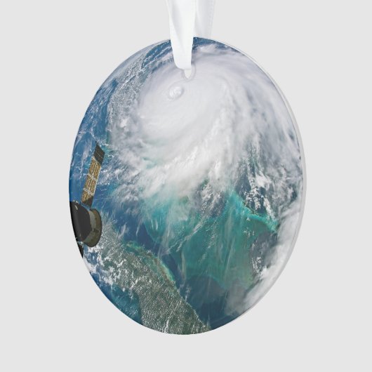 Uitzicht van Orkaan Dorian. Ornament (voorkant)