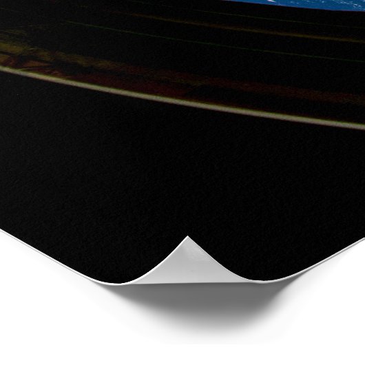 Uitzicht van Orkaan Dorian. Poster (Hoek)