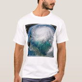 Uitzicht van Orkaan Dorian. T-shirt (Voorkant)
