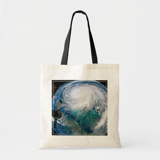 Uitzicht van Orkaan Dorian. Tote Bag (Voorkant)