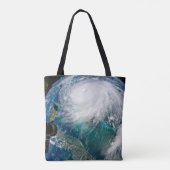 Uitzicht van Orkaan Dorian. Tote Bag (Achterkant)