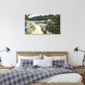 Uitzicht van Orr's Island Bridge Canvas Afdruk (Insitu (Slaapkamer))