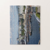 Uitzicht van Oslo vanuit het fort van Oslo Legpuzzel (Verticaal)