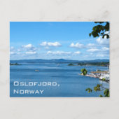 Uitzicht van Oslofjord uit Oslo, Noorwegen Briefkaart (Voorkant)