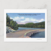 Uitzicht van Otter Creek Viaduct, Chamclear Mt. Briefkaart (Voorkant)