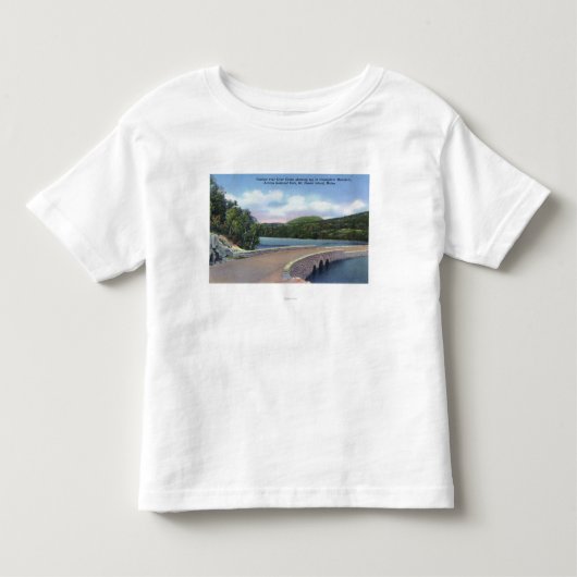 Uitzicht van Otter Creek Viaduct, Chamclear Mt. Kinder Shirts (Voorkant)
