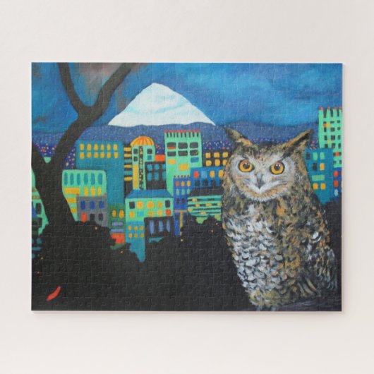 Uitzicht van Owl Legpuzzel (Horizontaal)