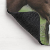 Uitzicht van paarden, close-up muismat (Hoek)