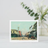 Uitzicht van Pacific AvenueSanta Cruz, CA Briefkaart (Staand voorkant)