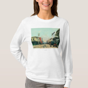 Uitzicht van Pacific AvenueSanta Cruz, CA T-shirt