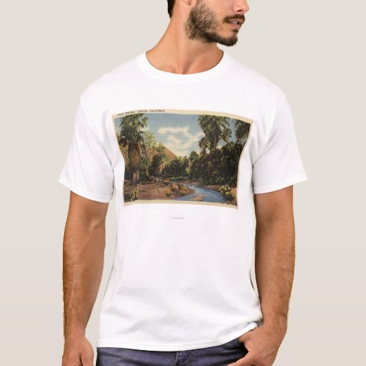 Uitzicht van Palm Springs Canyon T-shirt (Voorkant)