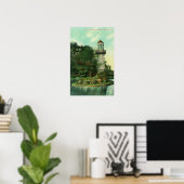 Uitzicht van Palmer Park LighthouseDetroit, MI Poster (Thuiskantoor)