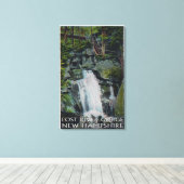 Uitzicht van Paradise Herfsten Canvas Afdruk (Insitu (Houten vloer))